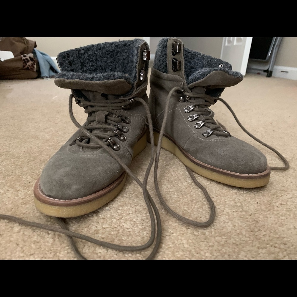 Urban Outfitters Fuzzy Boots